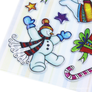 Watercolor winter snow man house stickers DIY sticker pack deco diary snow Die Cut Vinyl Kid Stickers